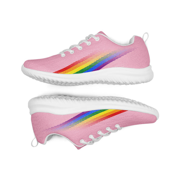 Gay Pride Colors Original Pink Athletic Shoes - Men Sizes