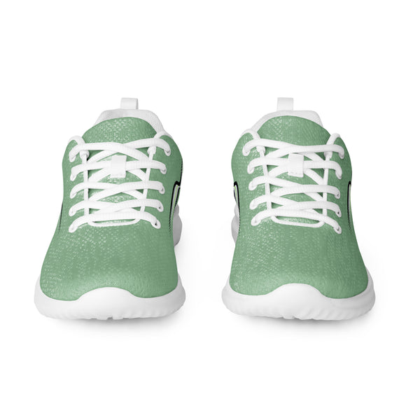 Original Agender Pride Colors Green Athletic Shoes - Men Sizes