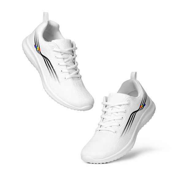 Original Ally Pride Colors White Athletic Shoes - Men Sizes