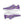 Load image into Gallery viewer, Original Asexual Pride Colors Purple Athletic Shoes - Men Sizes
