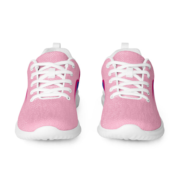 Original Bisexual Pride Colors Pink Athletic Shoes - Men Sizes