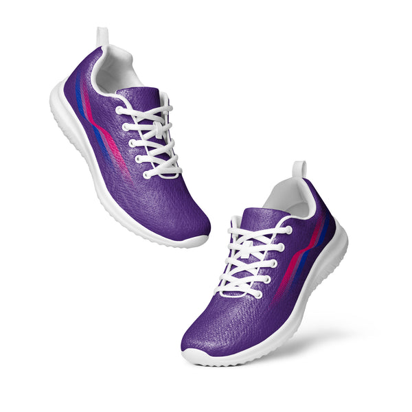 Original Bisexual Pride Colors Purple Athletic Shoes - Men Sizes