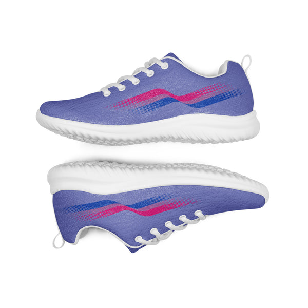 Original Bisexual Pride Colors Blue Athletic Shoes - Men Sizes