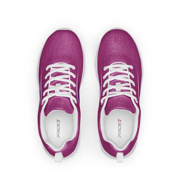 Original Genderfluid Pride Colors Violet Athletic Shoes - Men Sizes