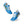 Cargar imagen en el visor de la galería, Original Intersex Pride Colors Blue Athletic Shoes - Men Sizes
