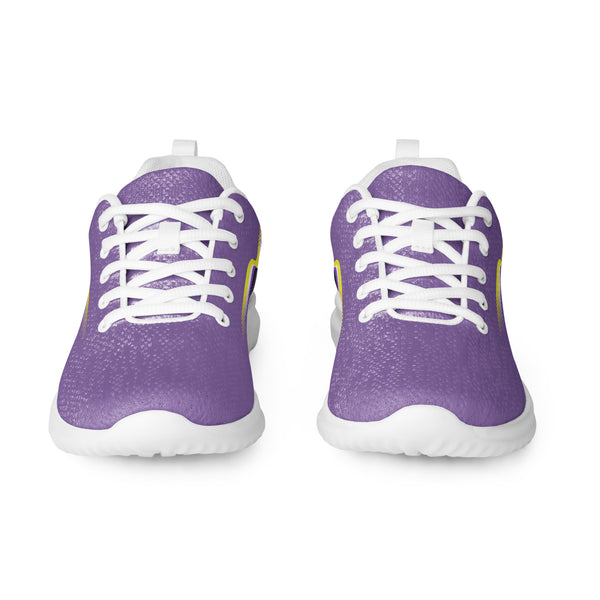 Original Non-Binary Pride Colors Purple Athletic Shoes - Men Sizes