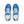 Load image into Gallery viewer, Original Non-Binary Pride Colors Blue Athletic Shoes - Men Sizes
