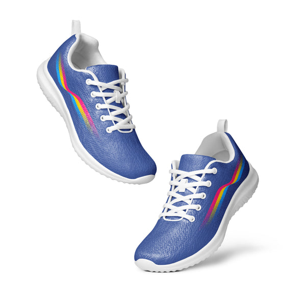 Original Pansexual Pride Colors Blue Athletic Shoes - Men Sizes