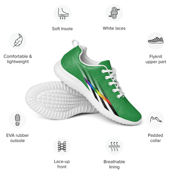 Ally Pride Colors Original Green Athletic Shoes