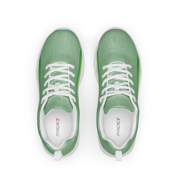Aromantic Pride Colors Original Green Athletic Shoes