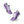 Cargar imagen en el visor de la galería, Asexual Pride Colors Original Purple Athletic Shoes
