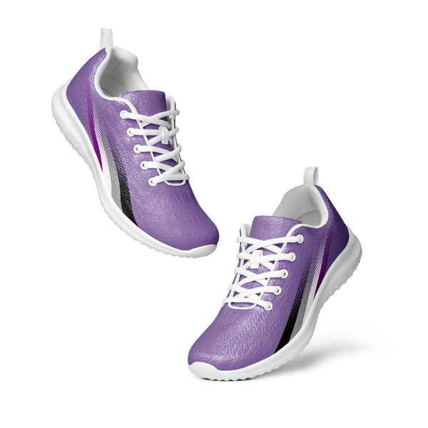 Asexual Pride Colors Original Purple Athletic Shoes