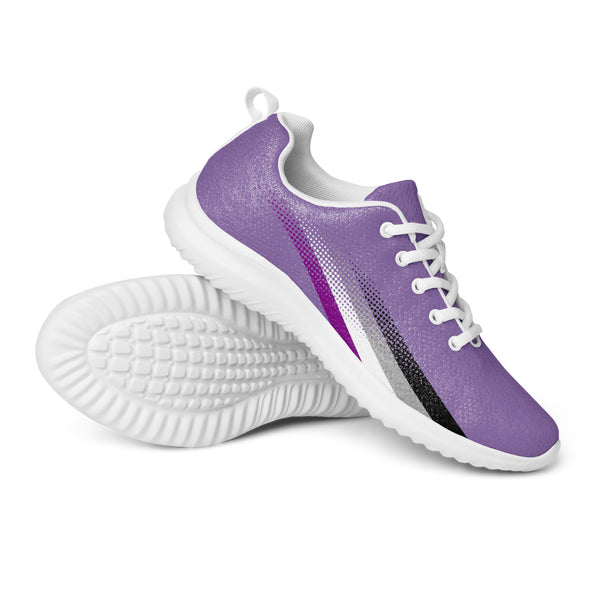 Asexual Pride Colors Original Purple Athletic Shoes