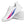 Carregar imagem no visualizador da galeria, Bisexual Pride Colors Original White Athletic Shoes
