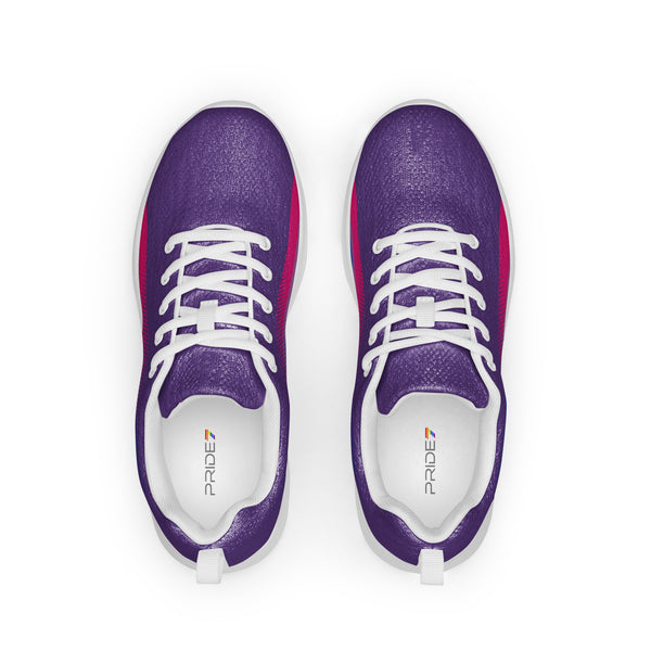 Bisexual Pride Colors Original Purple Athletic Shoes