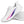 Cargar imagen en el visor de la galería, Genderfluid Pride Colors Original White Athletic Shoes
