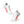 Load image into Gallery viewer, Pansexual Pride Colors Original White Athletic Shoes
