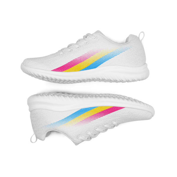 Pansexual Pride Colors Original White Athletic Shoes