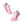 Load image into Gallery viewer, Pansexual Pride Colors Original Pink Athletic Shoes

