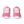 Cargar imagen en el visor de la galería, Transgender Pride Colors Original Pink Athletic Shoes
