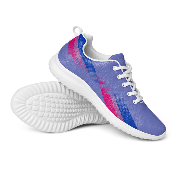 Modern Bisexual Pride Blue Athletic Shoes