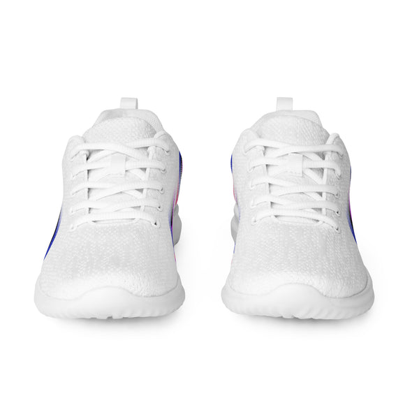 Modern Genderfluid Pride White Athletic Shoes