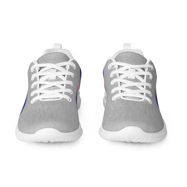 Modern Genderfluid Pride Gray Athletic Shoes