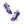 Cargar imagen en el visor de la galería, Modern Genderfluid Pride Purple Athletic Shoes
