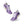 Carregar imagem no visualizador da galeria, Modern Non-Binary Pride Purple Athletic Shoes
