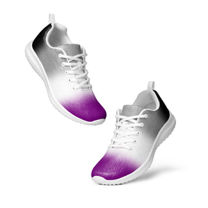Asexual Pride Colors Athletic Shoes