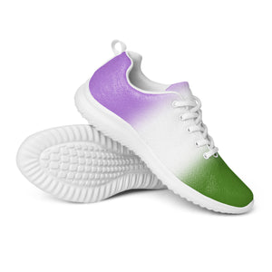 Genderqueer Pride Colors Athletic Shoes