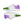 Load image into Gallery viewer, Genderqueer Pride Colors Athletic Shoes

