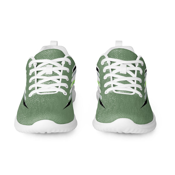 Agender Pride Modern Green Athletic Shoes