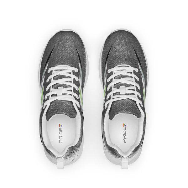 Agender Pride Modern Gray Athletic Shoes