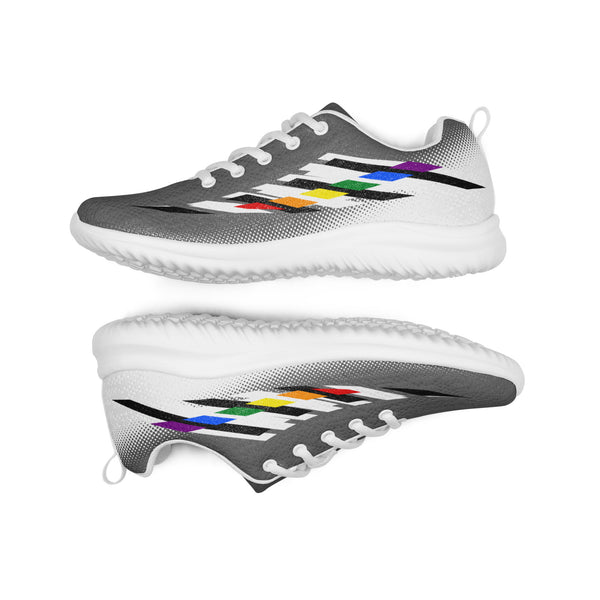 Ally Pride Modern Gray Athletic Shoes