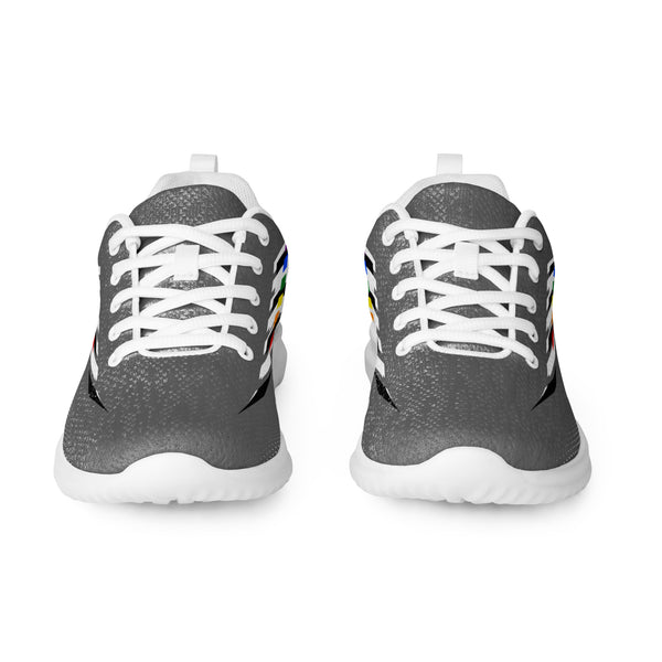 Ally Pride Modern Gray Athletic Shoes