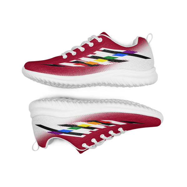 Ally Pride Modern Red Athletic Shoes