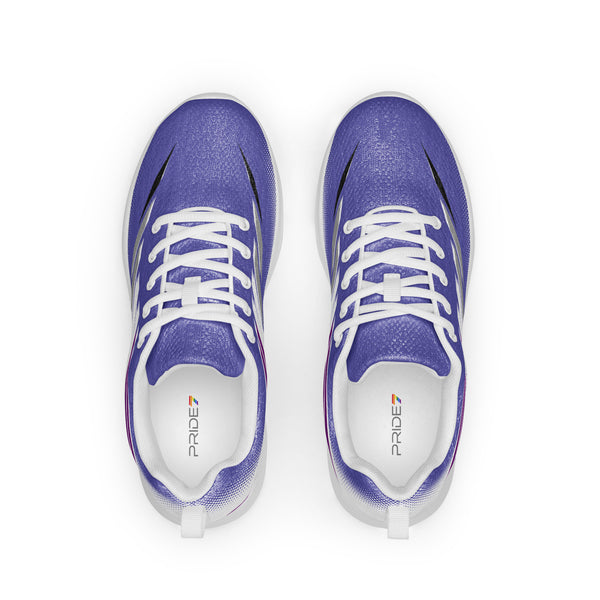 Asexual Pride Modern Blue Athletic Shoes