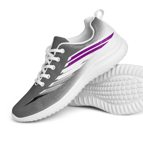 Asexual Pride Modern Gray Athletic Shoes