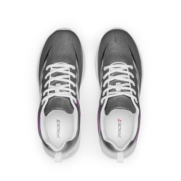 Asexual Pride Modern Gray Athletic Shoes