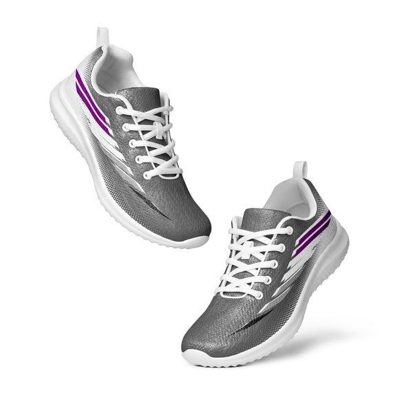 Asexual Pride Modern Gray Athletic Shoes