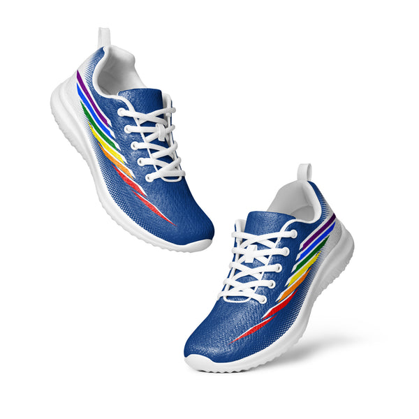 Gay Pride Modern Blue Athletic Shoes