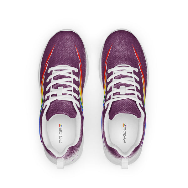 Gay Pride Modern Purple Athletic Shoes