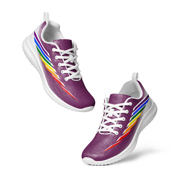 Gay Pride Modern Purple Athletic Shoes