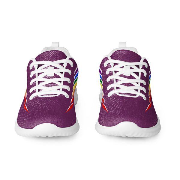 Gay Pride Modern Purple Athletic Shoes