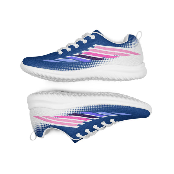 Omnisexual Pride Modern Navy Athletic Shoes