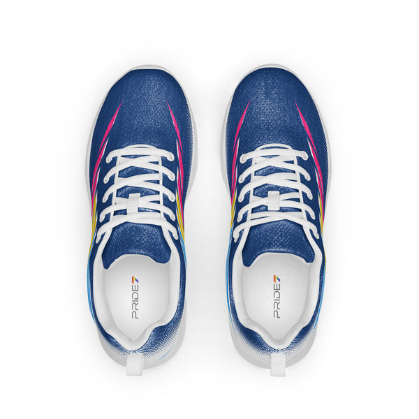 Pansexual Pride Modern Blue Athletic Shoes