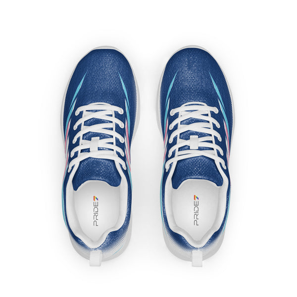 Transgender Pride Modern Blue Athletic Shoes