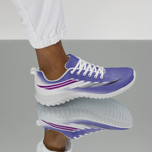 Asexual Pride Modern Blue Athletic Shoes