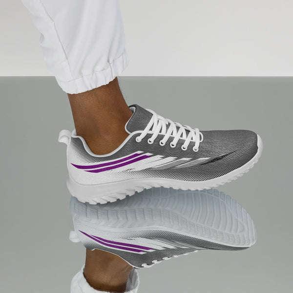 Asexual Pride Modern Gray Athletic Shoes